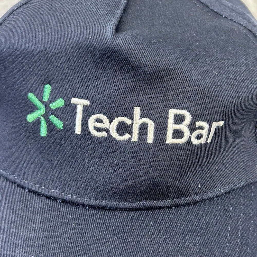 Walmart Tech Bar Hat Cap Navy Blue Adjustable Embroidered Employee Dad Hat